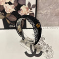 GUCCI HAIRBAND IN BLACK LACE 295830