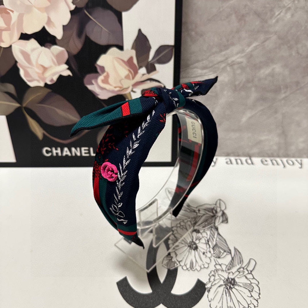 GUCCI COLORFUL FABRIC HAIRBAND 372431