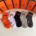 HERMES LOW-CUT SOCKS 379055 (1 BOX)