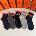 HERMES LOW-CUT SOCKS 406340 (1 BOX)