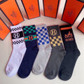 HERMES CREW SOCKS 410973 (1 BOX)