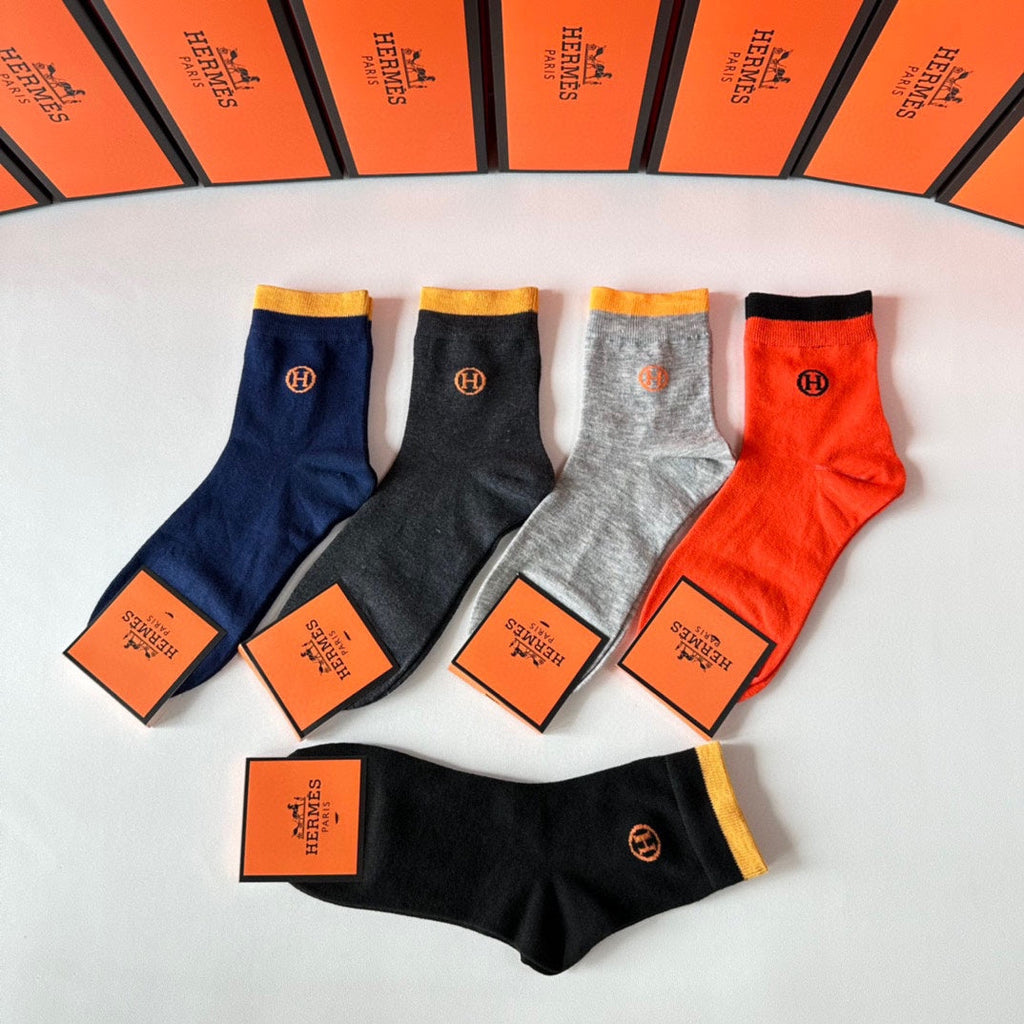 HERMES ANKLE SOCKS 416090 (1 BOX)