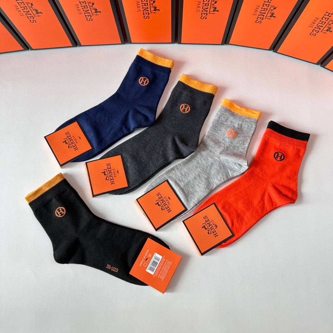 HERMES ANKLE SOCKS 416090 (1 BOX)