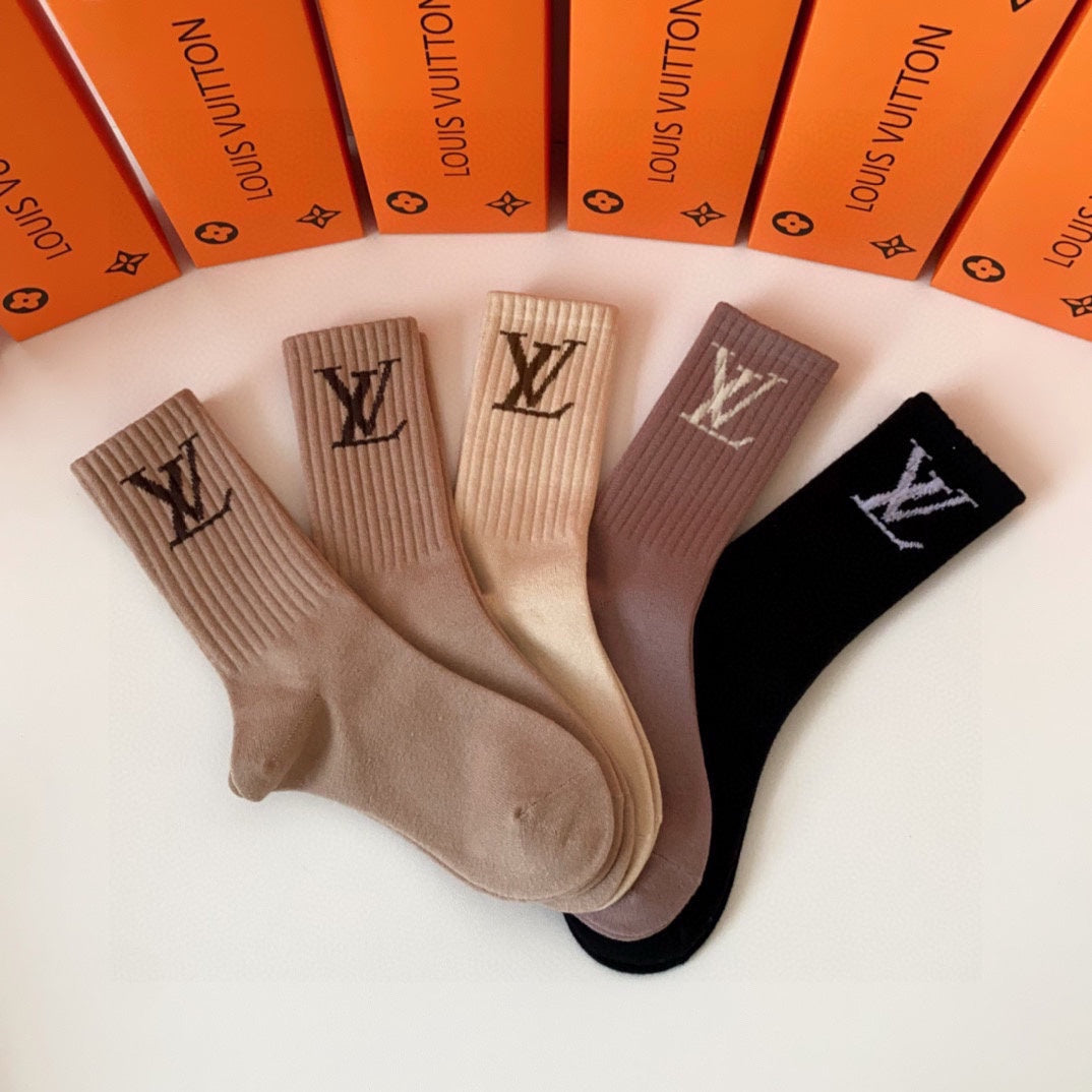 LOUIS VUITTON CREW SOCKS 416099 (1 BOX)
