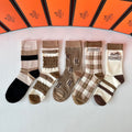 HERMES LOW-CUT SOCKS 417462 (1 BOX)