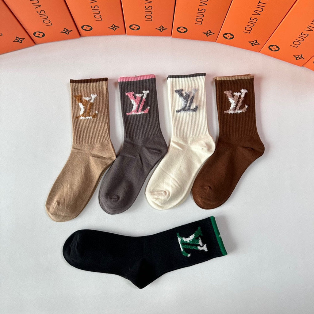 LOUIS VUITTON CREW SOCKS 417482 (1 BOX)