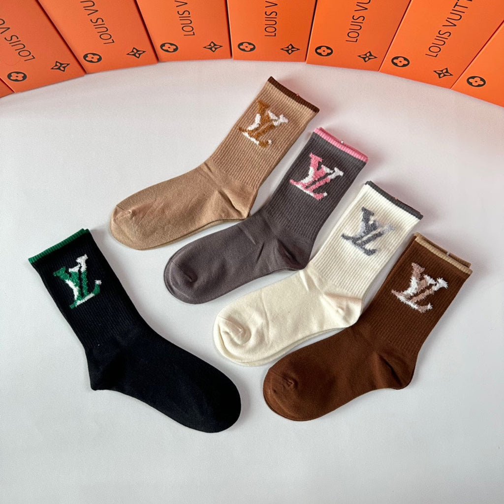 LOUIS VUITTON CREW SOCKS 417482 (1 BOX)