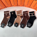 LOUIS VUITTON LOW-CUT SOCKS 423825 (1 BOX)