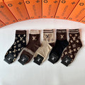 LOUIS VUITTON LOW-CUT SOCKS 423833 (1 BOX)
