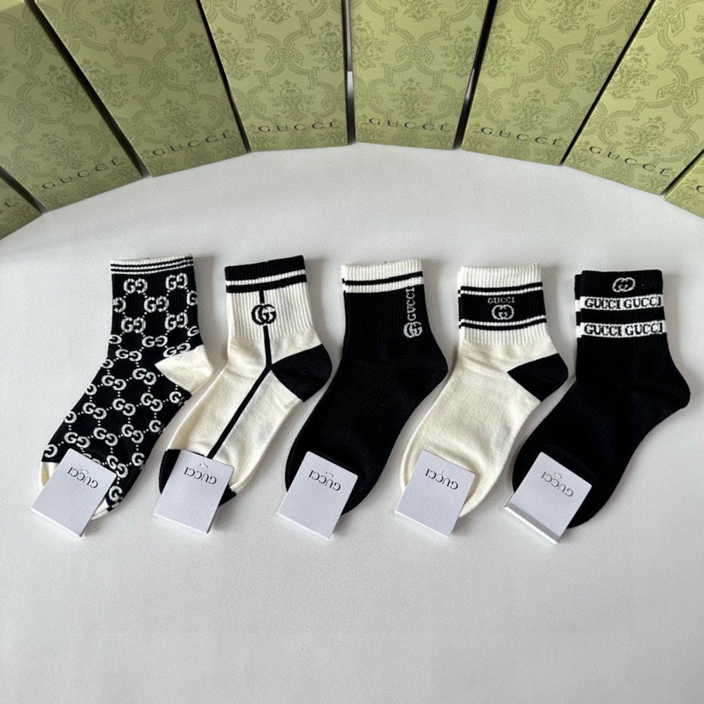 GUCCI LOW-CUT SOCKS 425663 (1 BOX)