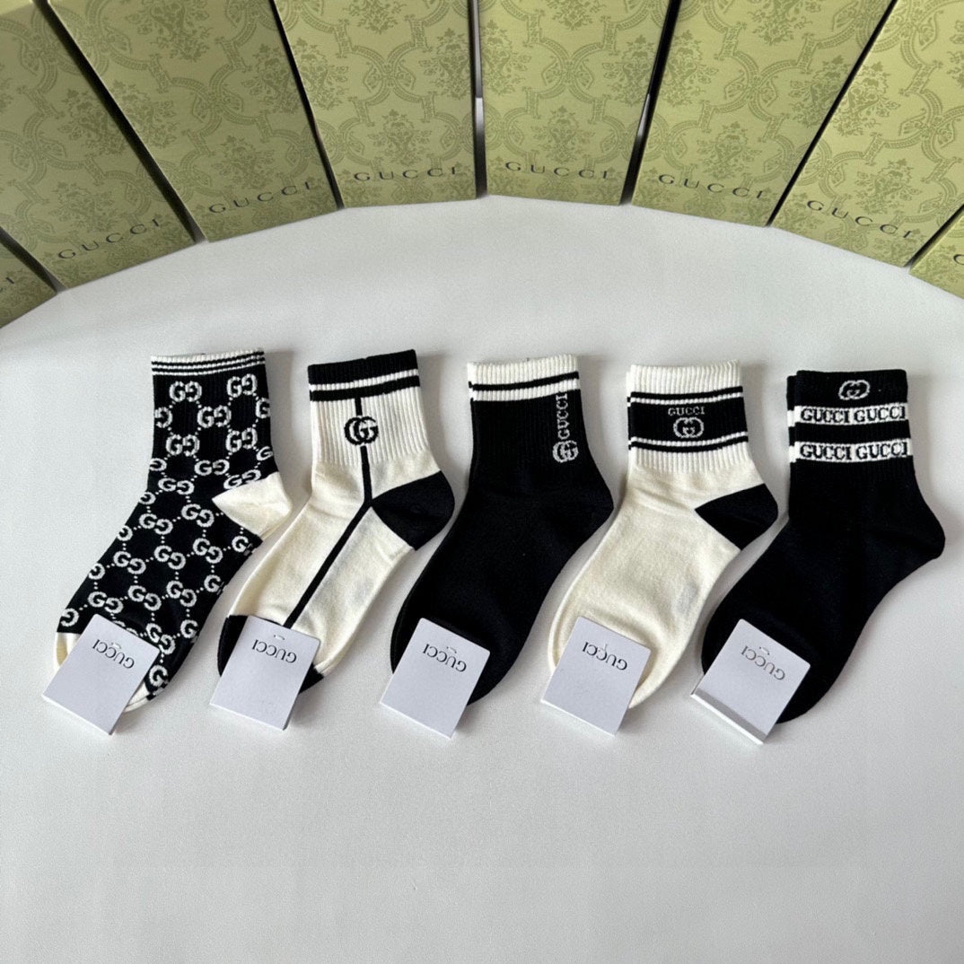GUCCI LOW-CUT SOCKS 425663 (1 BOX)