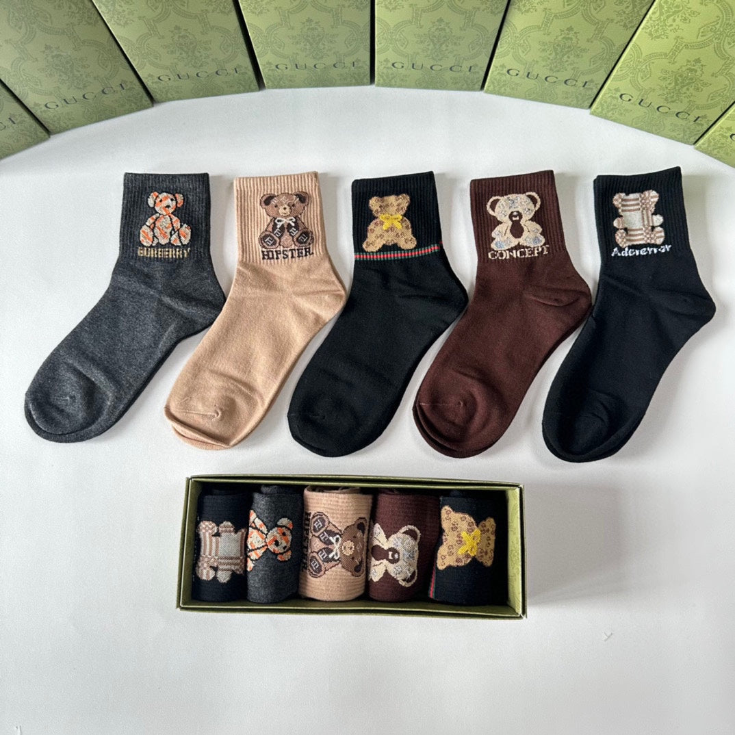 GUCCI LOW-CUT SOCKS 427614 (1 BOX)
