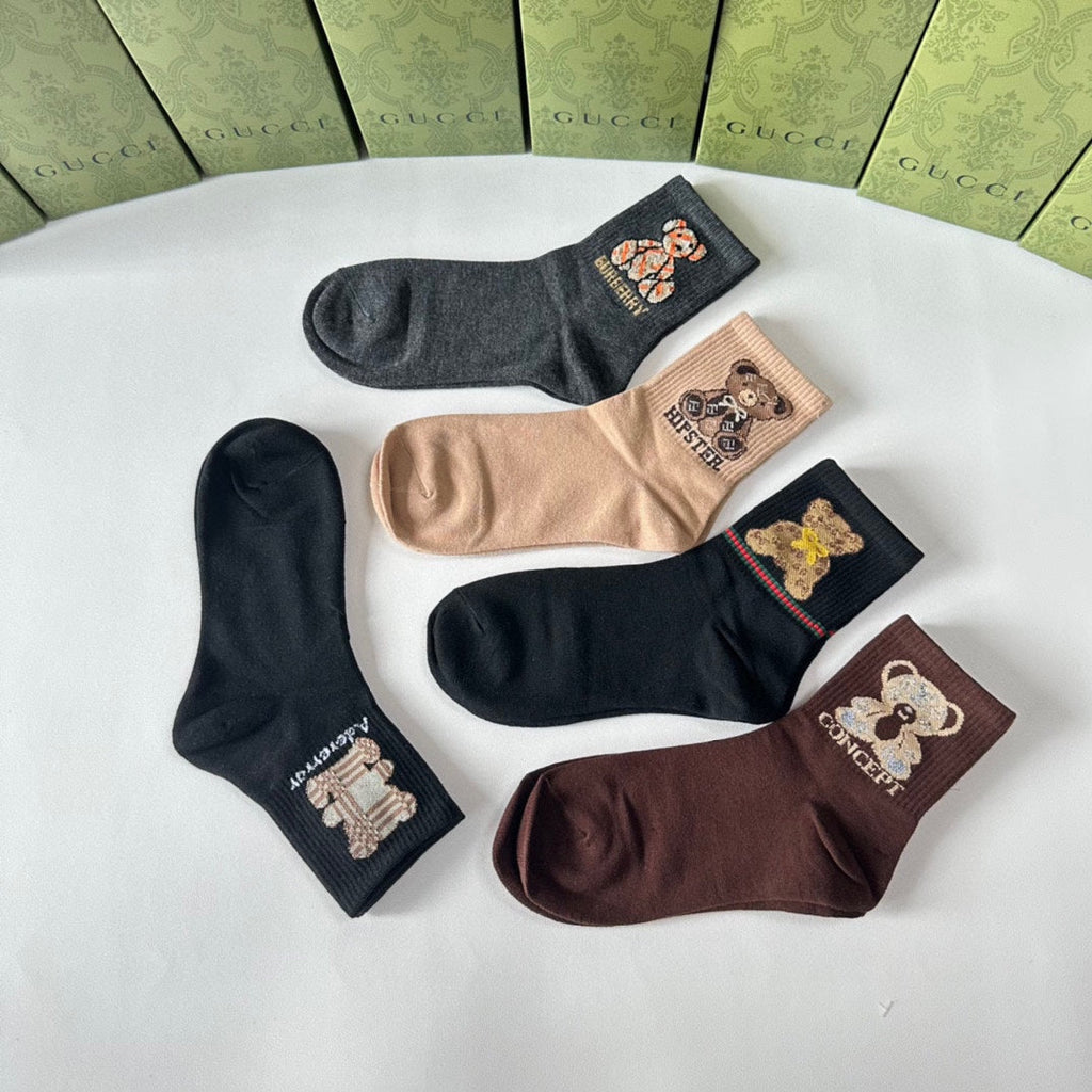 GUCCI LOW-CUT SOCKS 427614 (1 BOX)