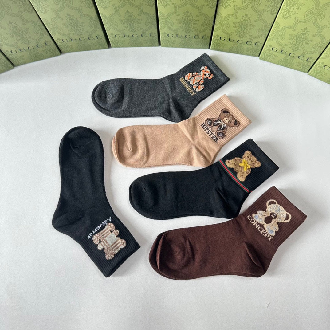 GUCCI LOW-CUT SOCKS 427614 (1 BOX)