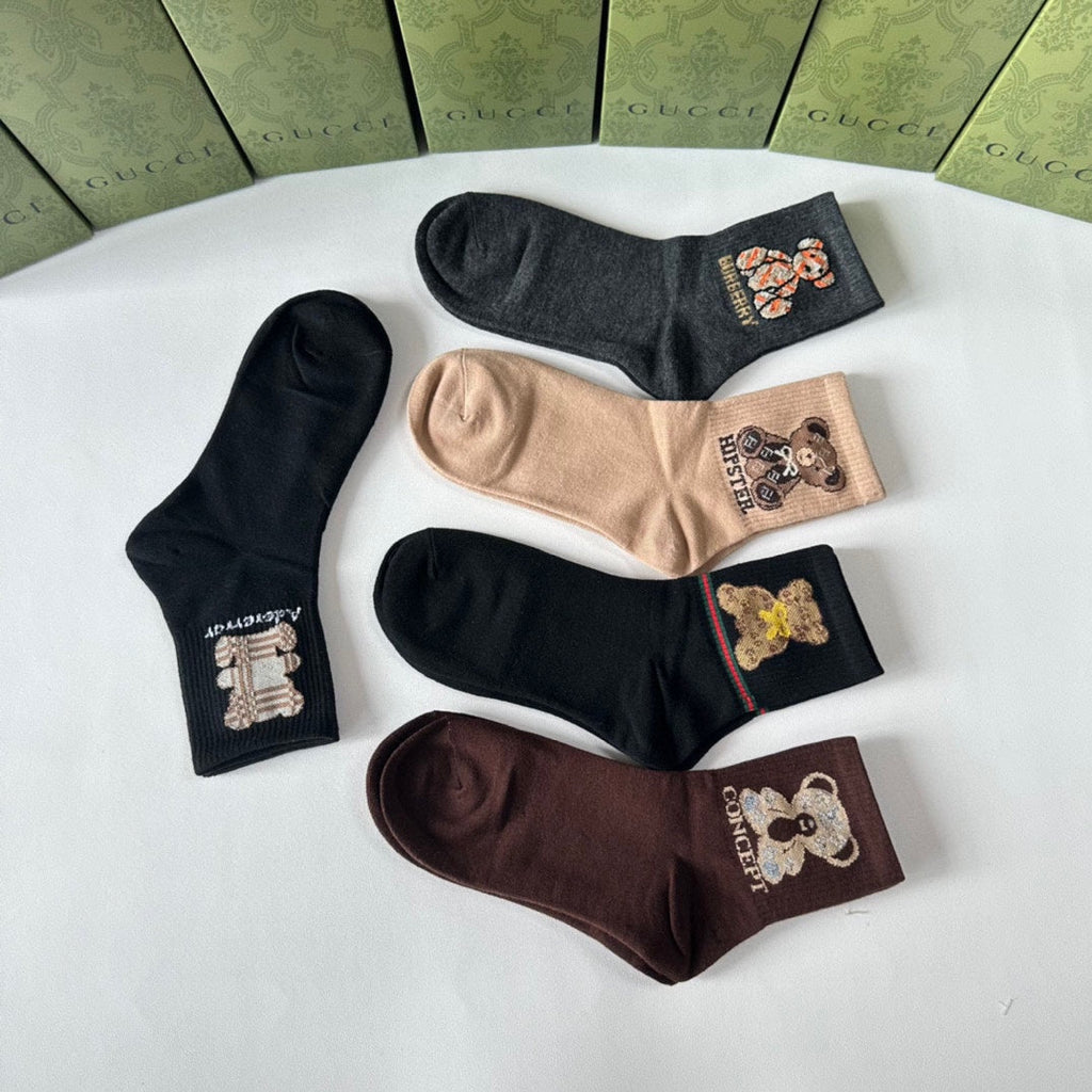 GUCCI LOW-CUT SOCKS 427614 (1 BOX)