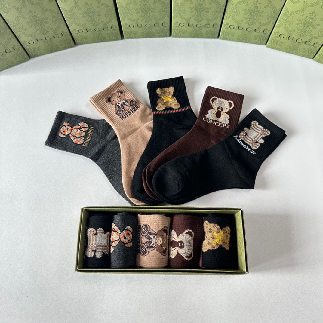 GUCCI LOW-CUT SOCKS 427614 (1 BOX)