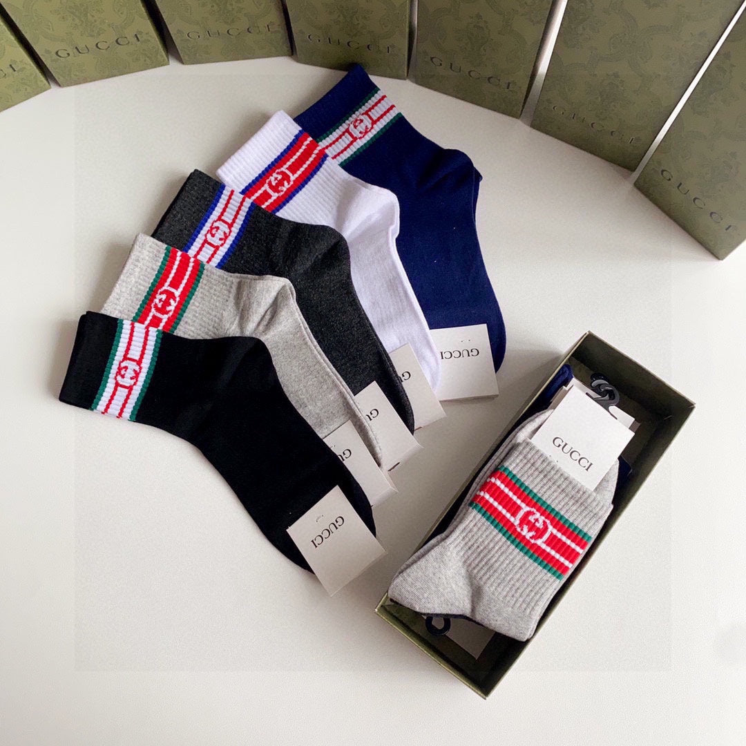 GUCCI LOW-CUT SOCKS 427586 (1 BOX)