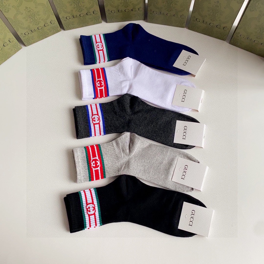 GUCCI LOW-CUT SOCKS 427586 (1 BOX)