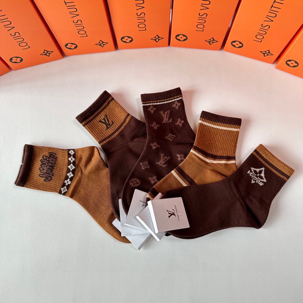 LOUIS VUITTON LOW-CUT SOCKS 427587 (1 BOX)