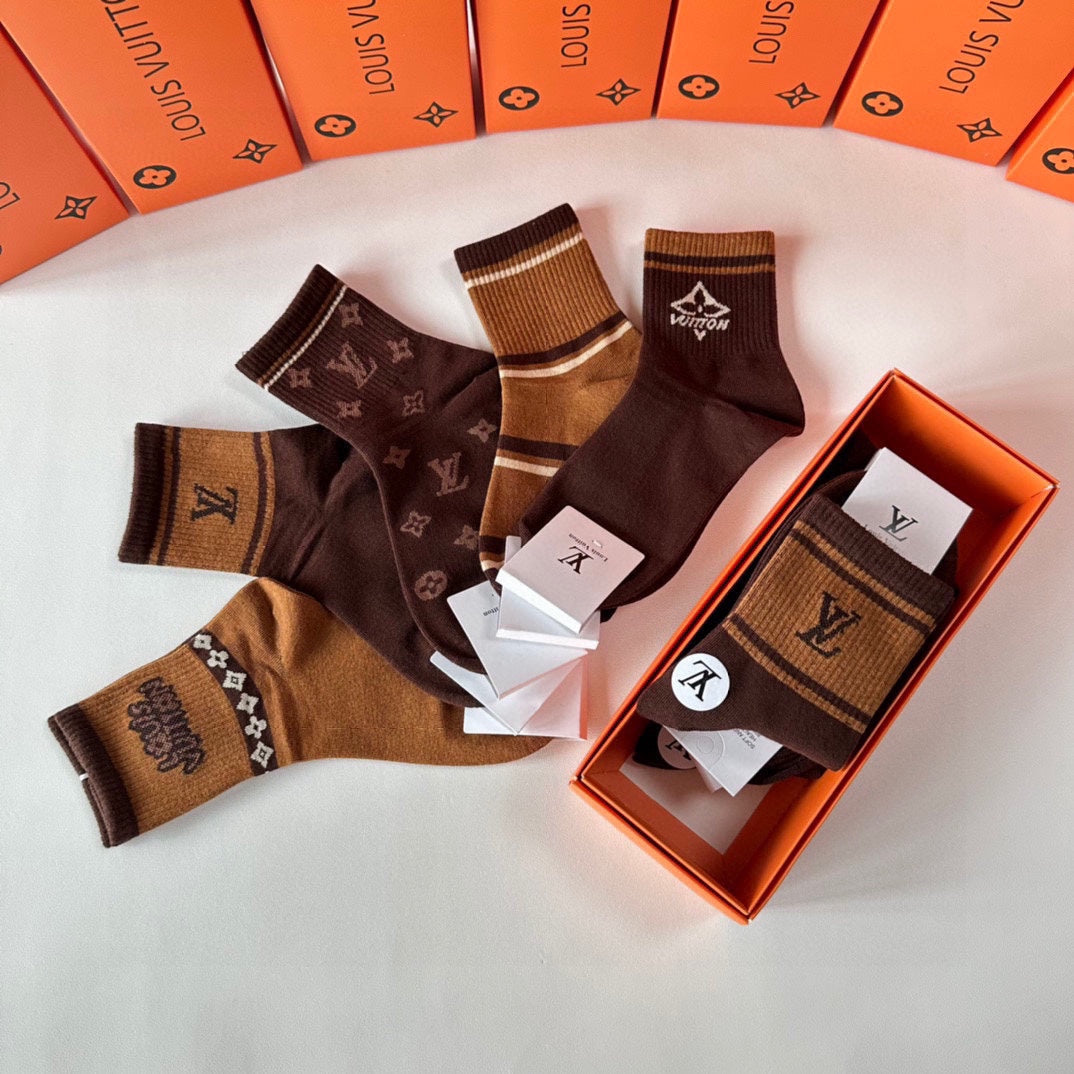 LOUIS VUITTON LOW-CUT SOCKS 427587 (1 BOX)