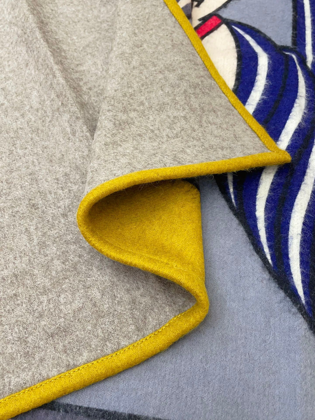HERMES BLANKET 180 CM IN COLORFUL LAMBSWOOL AND CASERE 256061