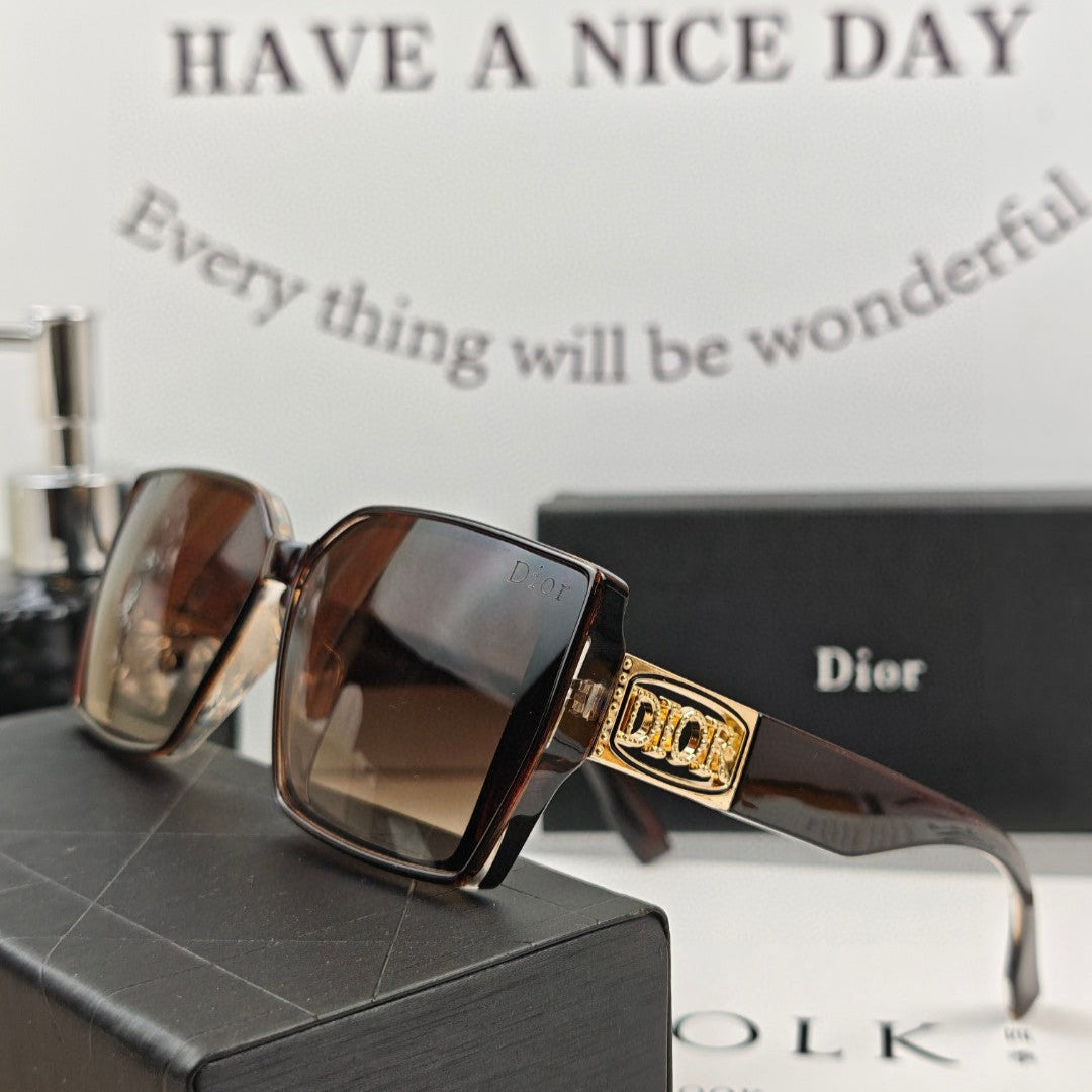 DIOR MONTAIGNE SQUARE SUNGLASS 58044 IN ACETATE