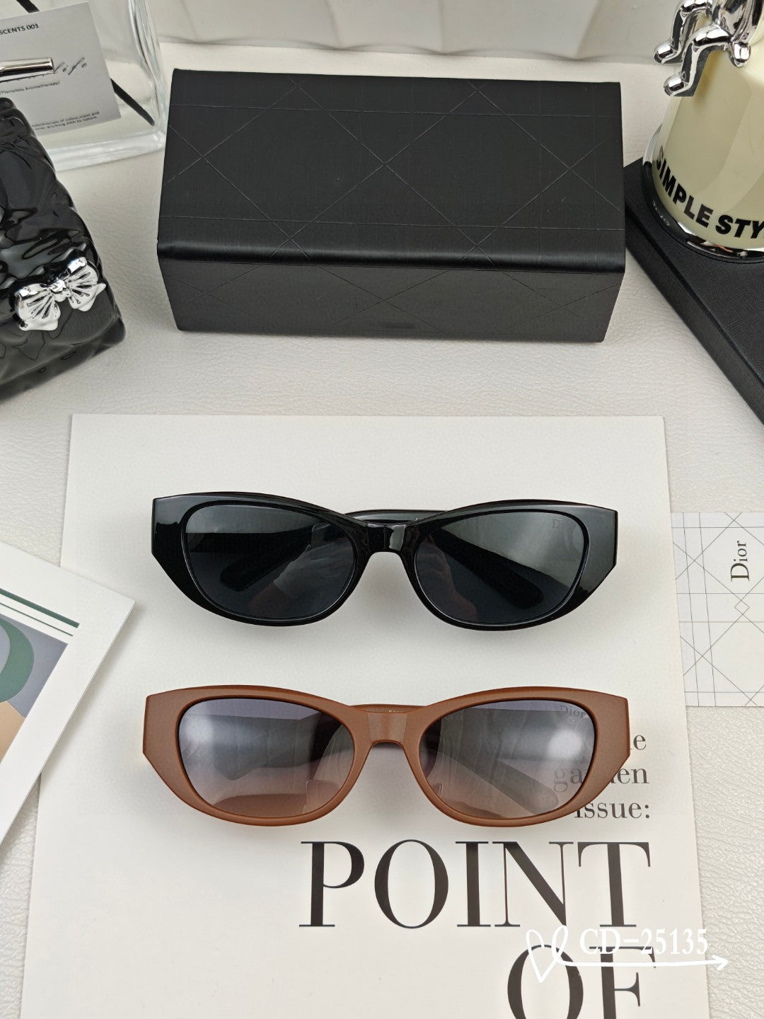 DIOR MONTAIGNE SUNGLASS 25135 IN ACETATE