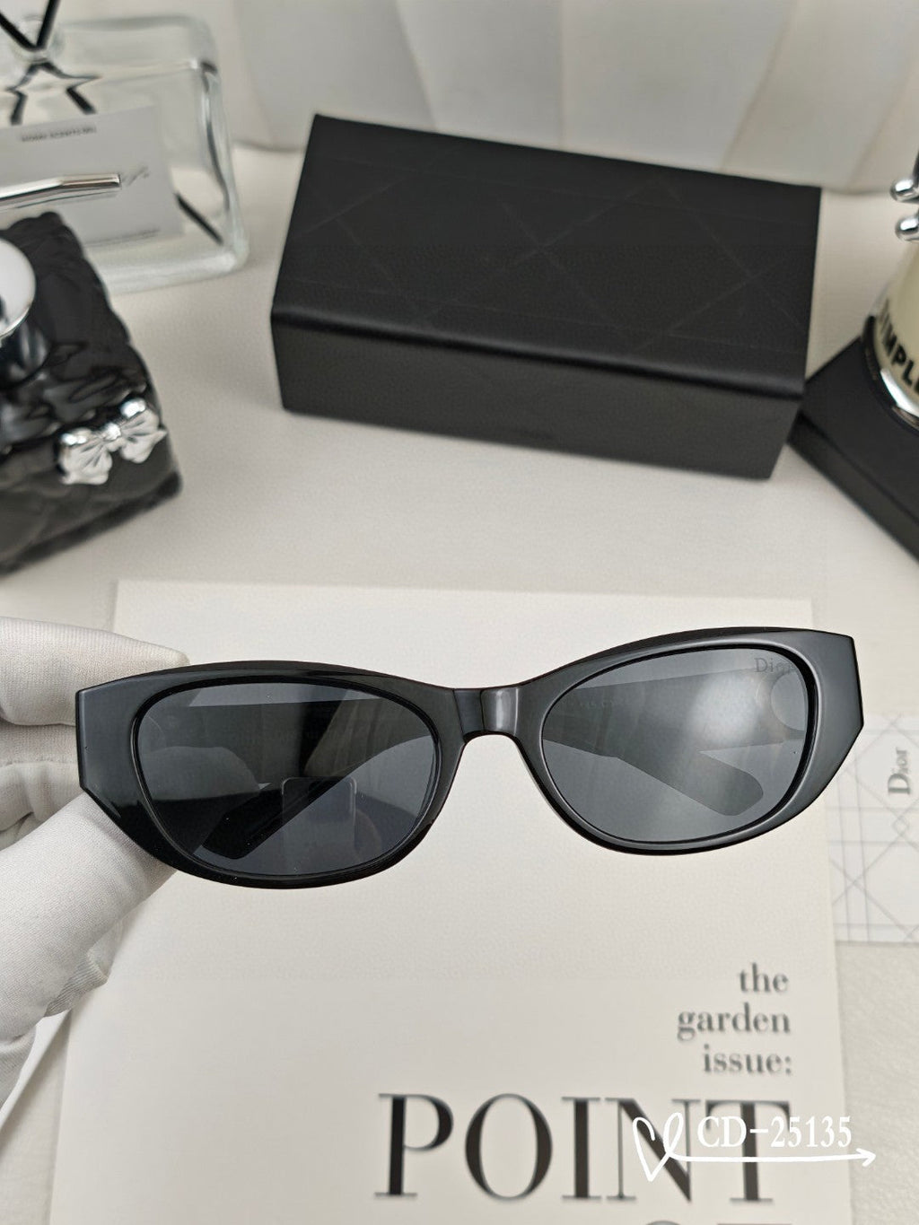 DIOR MONTAIGNE SUNGLASS 25135 IN ACETATE