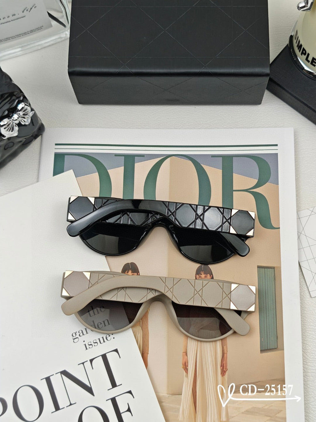 DIOR MONTAIGNE SUNGLASS 25157 IN ACETATE