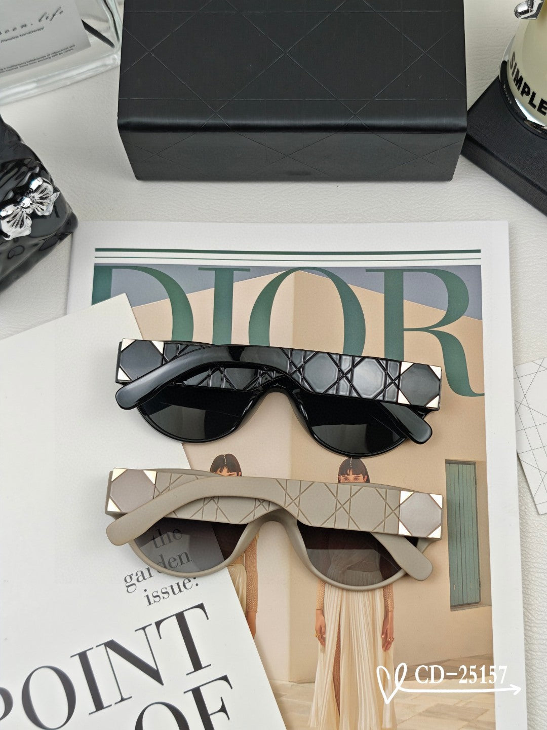 DIOR MONTAIGNE SUNGLASS 25157 IN ACETATE
