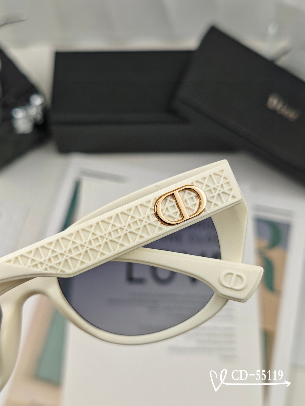 DIOR MONTAIGNE SUNGLASS 55119 IN ACETATE