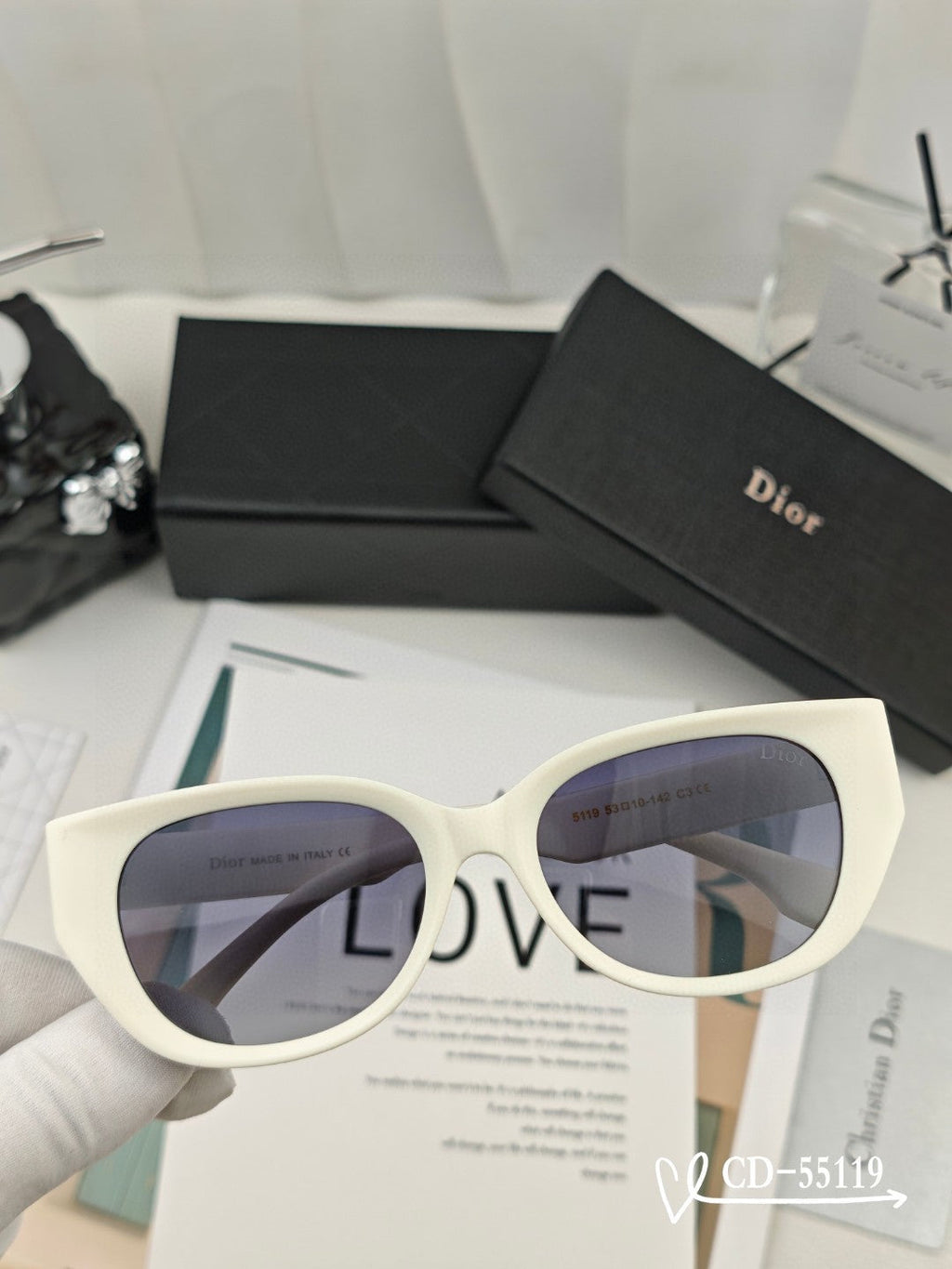 DIOR MONTAIGNE SUNGLASS 55119 IN ACETATE
