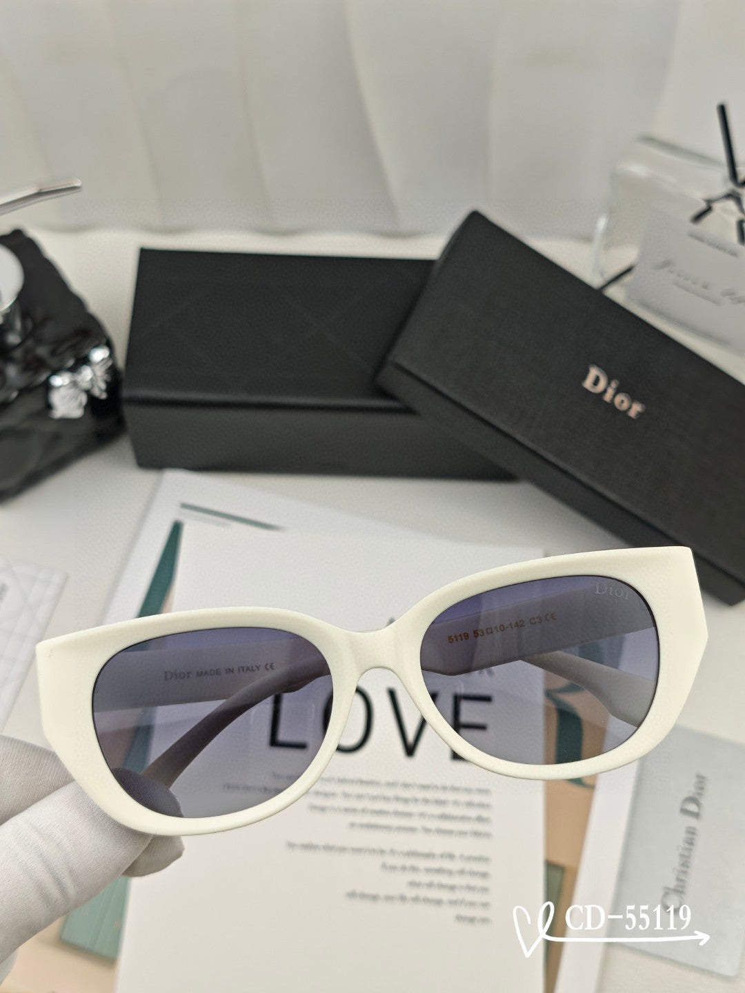 DIOR MONTAIGNE SUNGLASS 55119 IN ACETATE