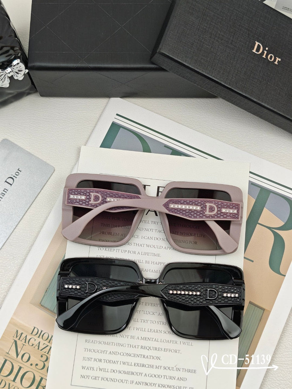 DIOR MONTAIGNE SUNGLASS 51139 IN ACETATE