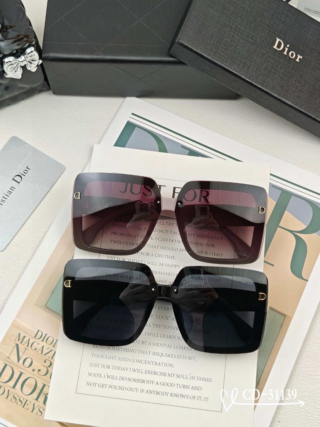 DIOR MONTAIGNE SUNGLASS 51139 IN ACETATE