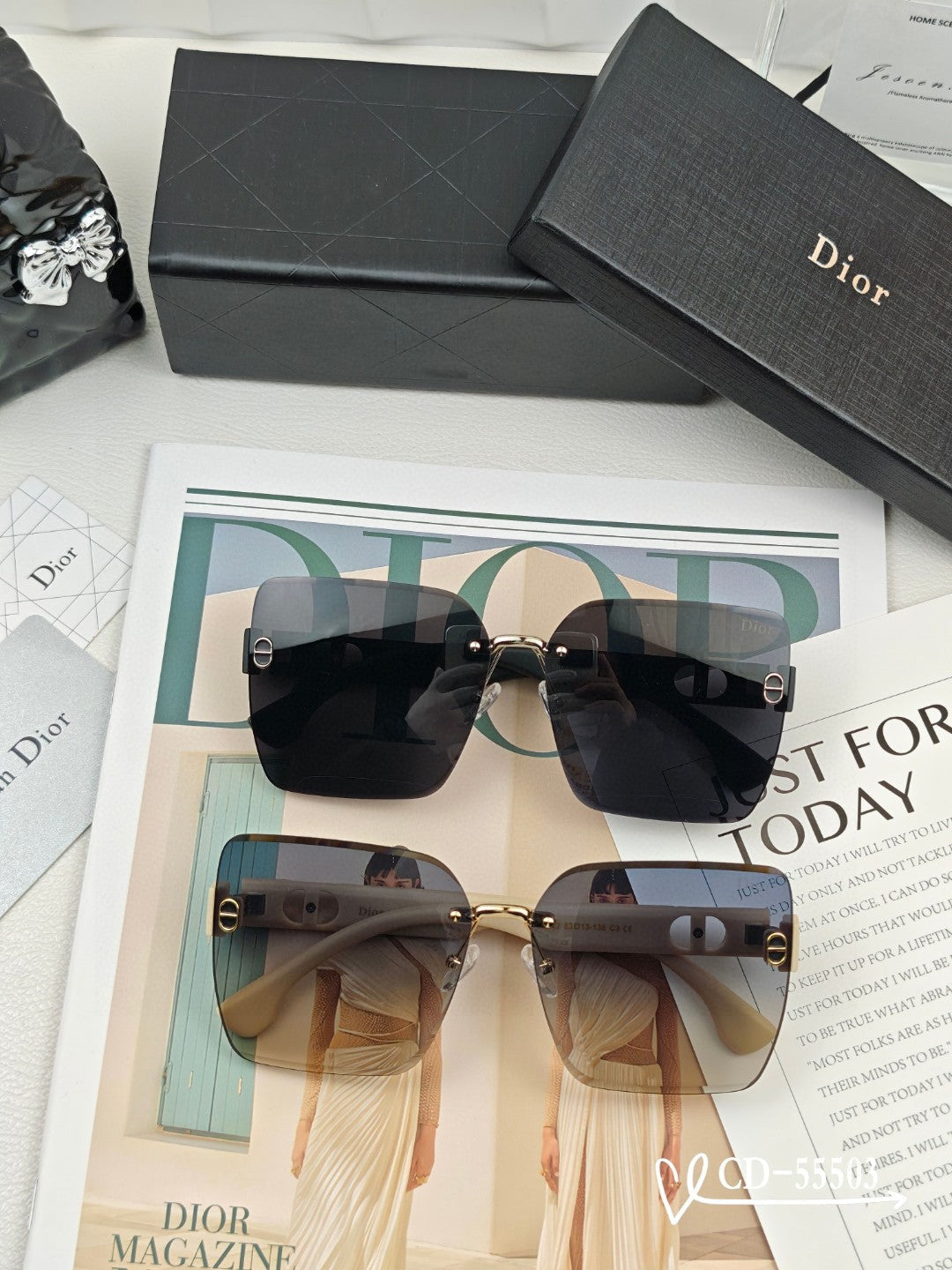 DIOR MONTAIGNE SUNGLASS 55503 IN ACETATE