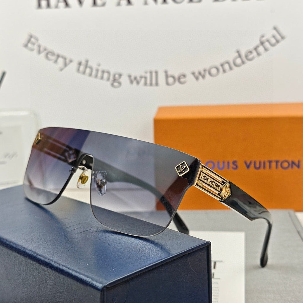 LOUIS VUITTON SUPERLIGHT SQUARE SUNGLASSES 68025 IN ACETATE