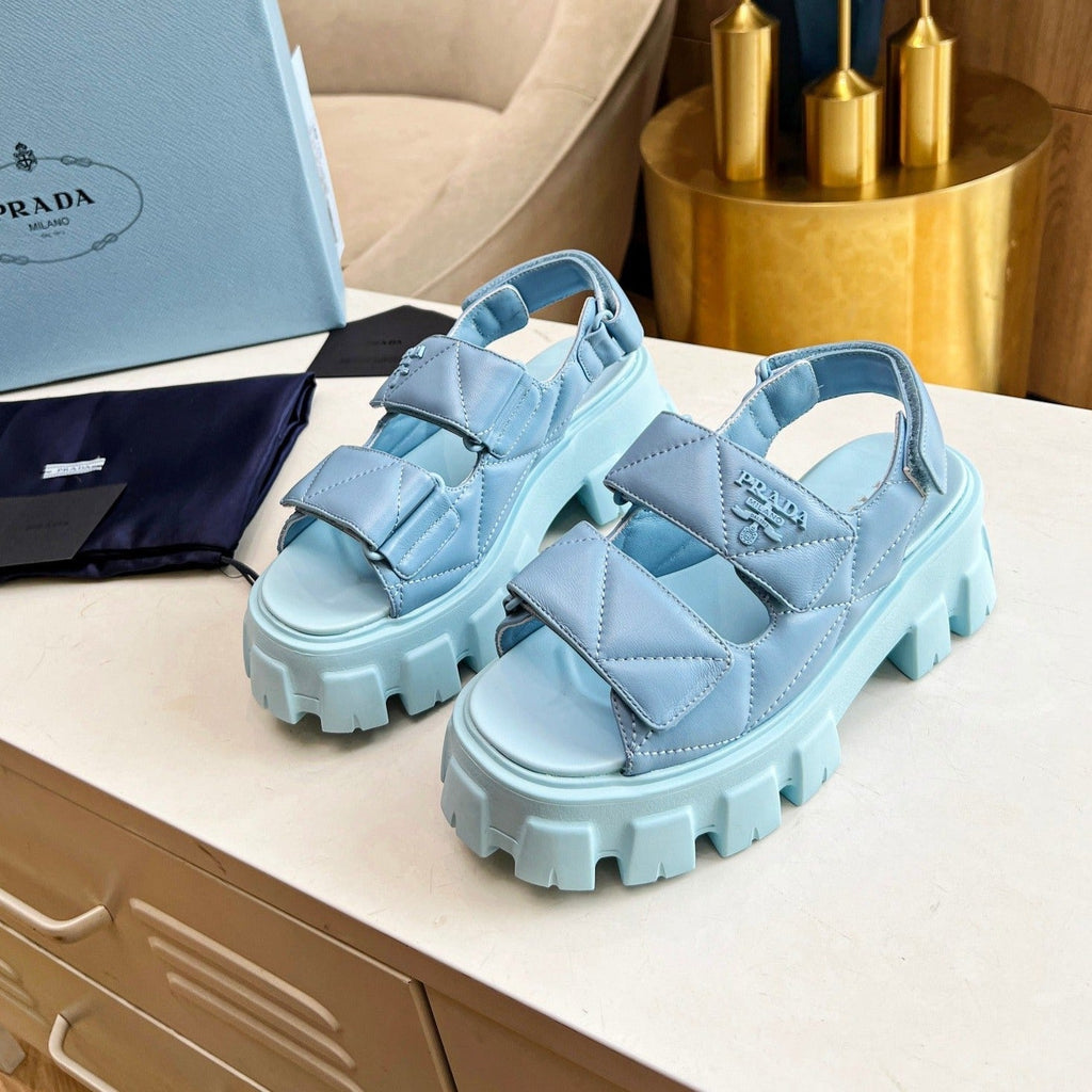 PRADA MONOLITH NAPPA SANLS SKY LAMBSKIN