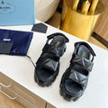 PRADA MONOLITH NAPPA SANLS BLACK LAMBSKIN