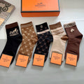 HERMES ANKLE SOCKS 381628 (1 BOX)