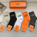 HERMES LOW-CUT SOCKS 393779 (1 BOX)