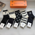 LOUIS VUITTON LOW-CUT SOCKS 407991 (1 BOX)