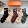 LOUIS VUITTON CREW SOCKS 412651 (1 BOX)