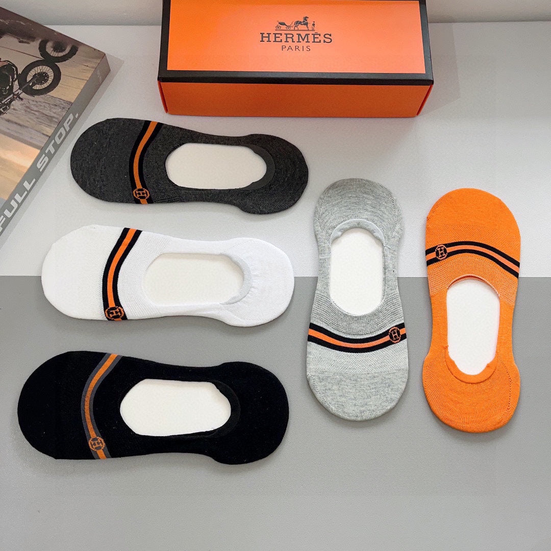 HERMES FLAT SOCKS 416146 (1 BOX)