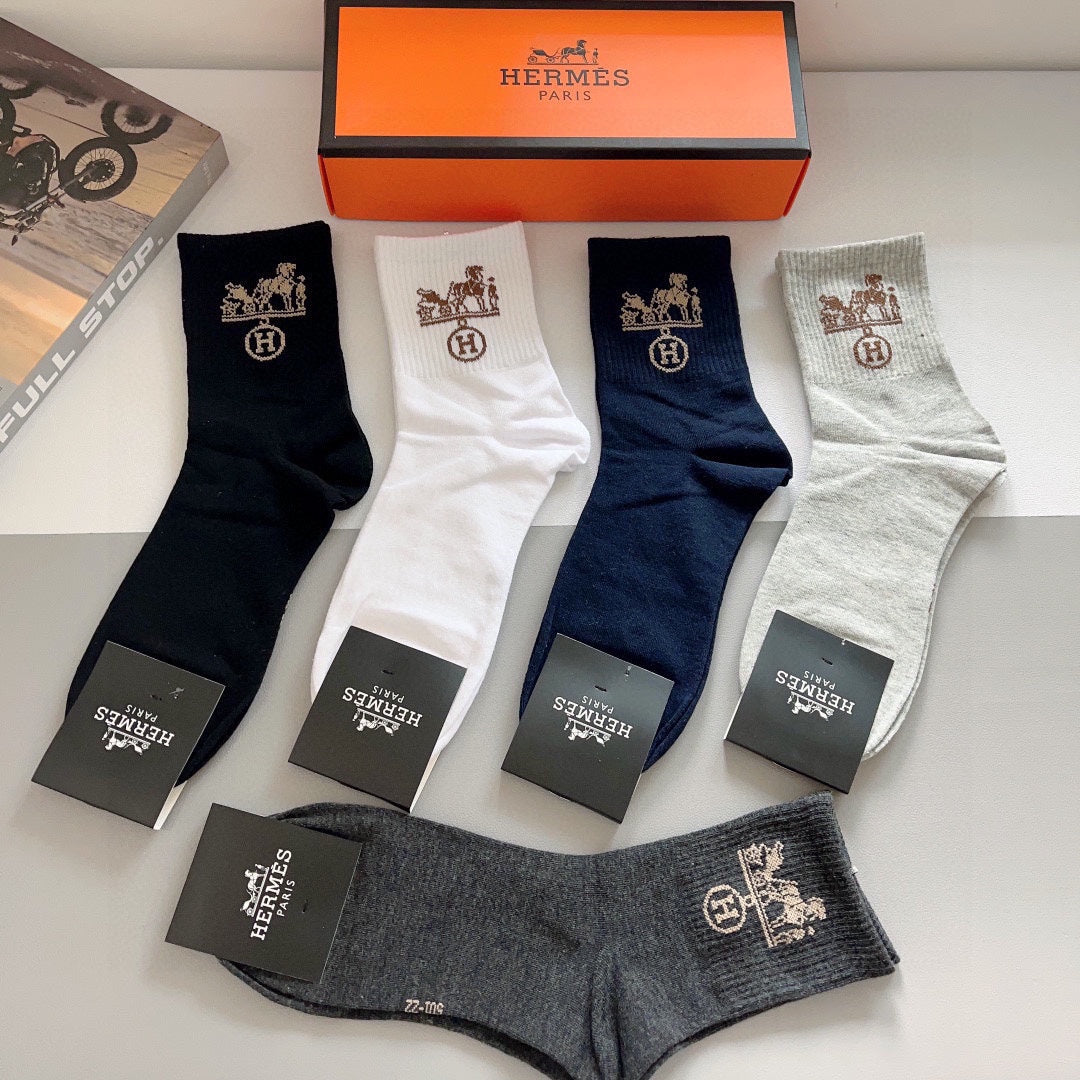 HERMES ANKLE SOCKS 416160 (1 BOX)