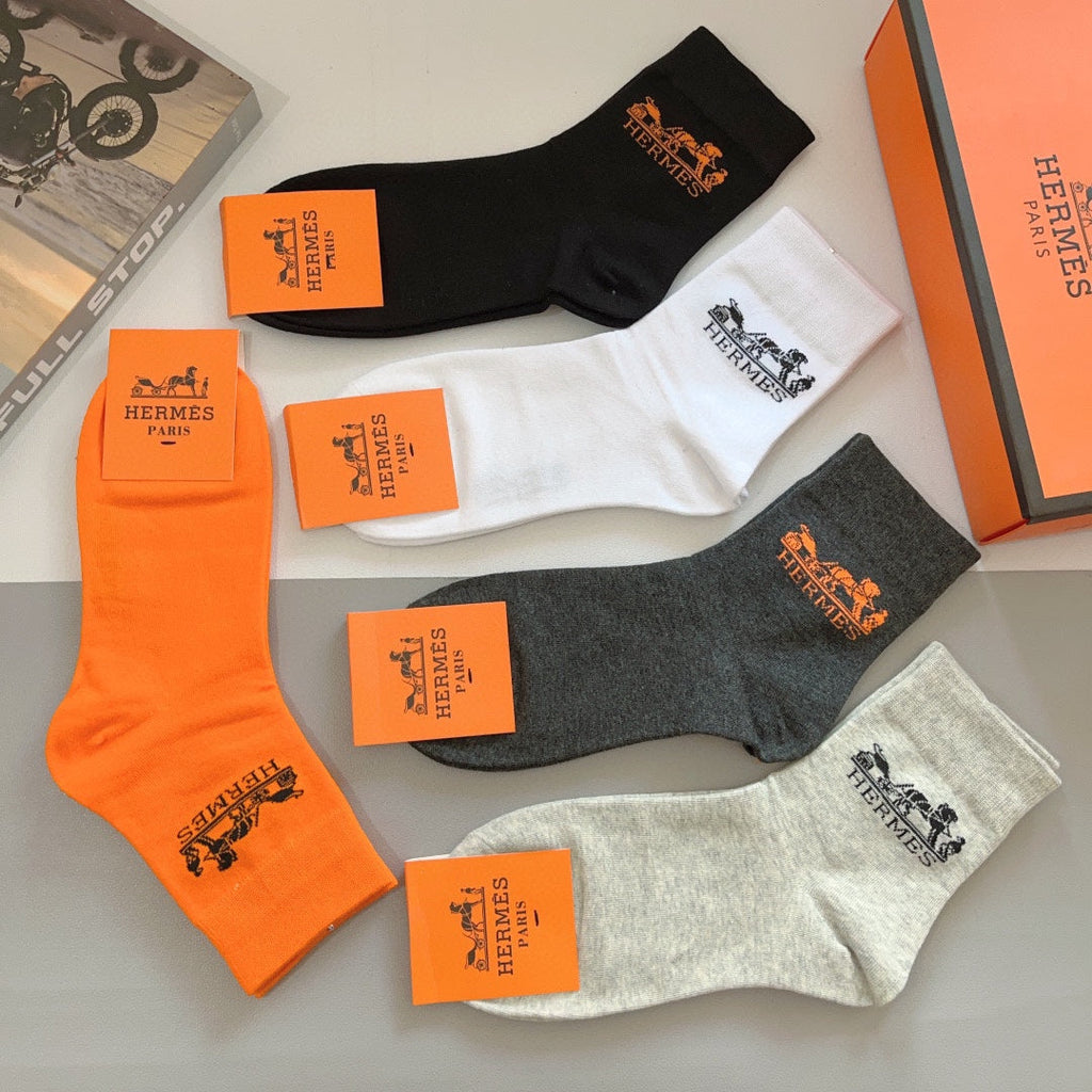 HERMES ANKLE SOCKS 416171 (1 BOX)