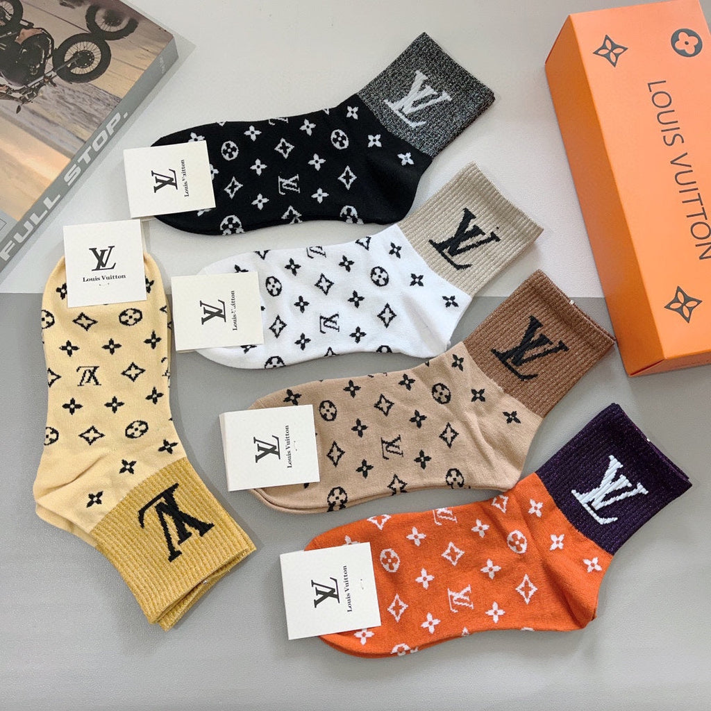 LOUIS VUITTON CREW SOCKS 423773 (1 BOX)