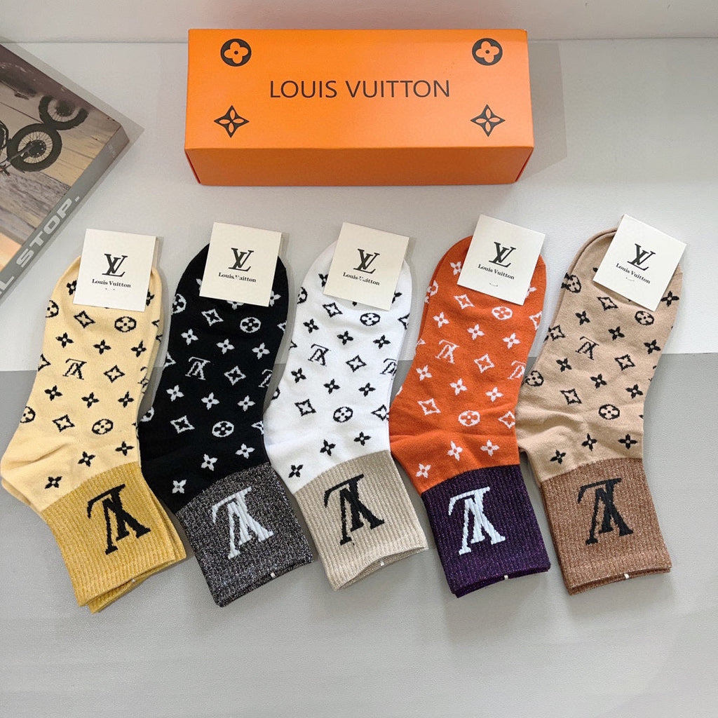 LOUIS VUITTON CREW SOCKS 423773 (1 BOX)