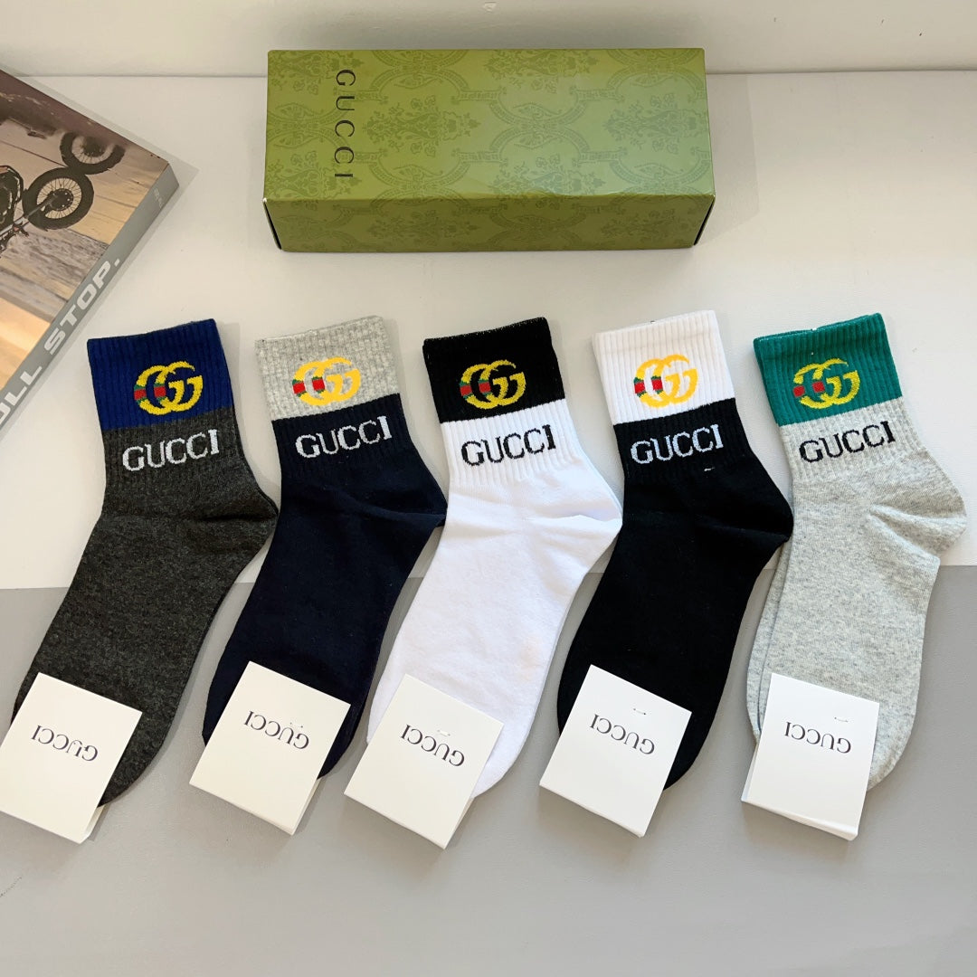 GUCCI LOW-CUT SOCKS 425646 (1 BOX)