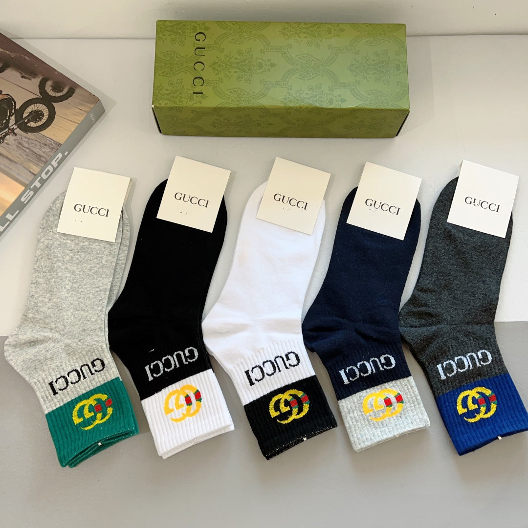 GUCCI LOW-CUT SOCKS 425646 (1 BOX)